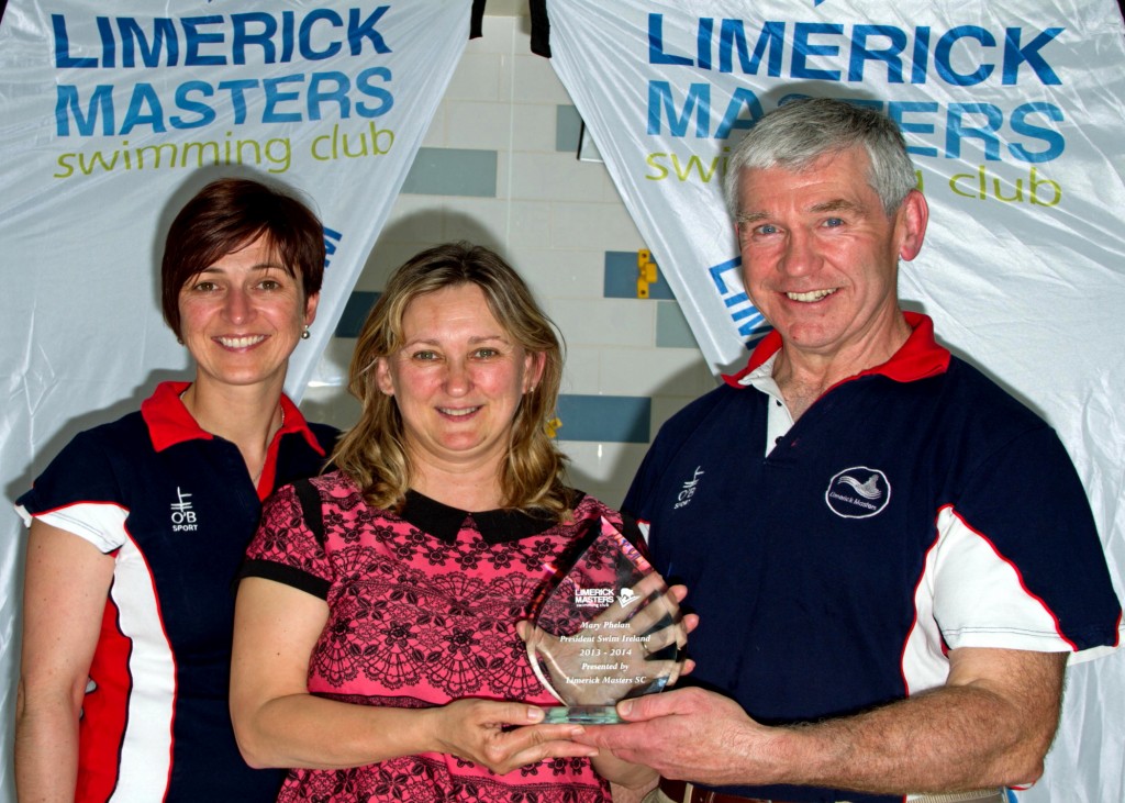 Presentations to Limerick Swimming Club & Mary Phelan 2014/club news 